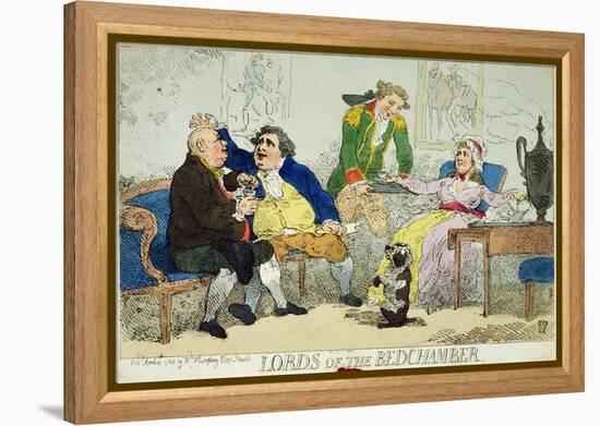 Lords of the Bedchamber, 1784-null-Framed Premier Image Canvas