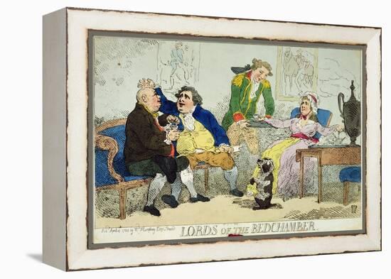 Lords of the Bedchamber, 1784-null-Framed Premier Image Canvas