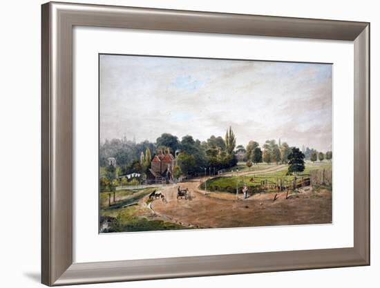 Lordship Lane, Camberwell, London, C1860-JC Mandy-Framed Giclee Print