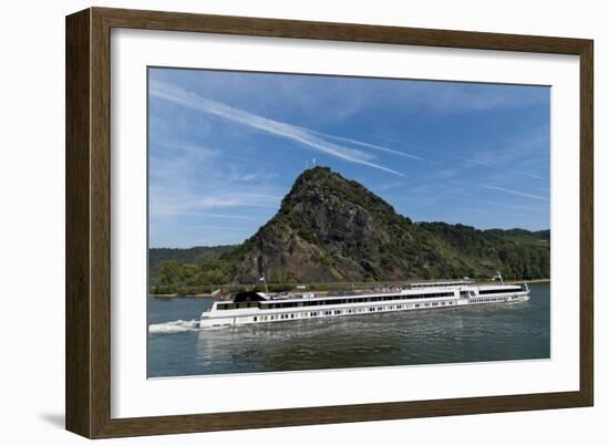Lorelei River Rhine Germany-Charles Bowman-Framed Photographic Print