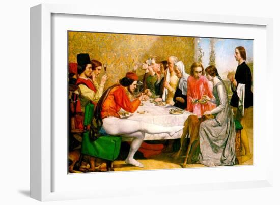 Lorenzo and Isabella-John Everett Millais-Framed Art Print