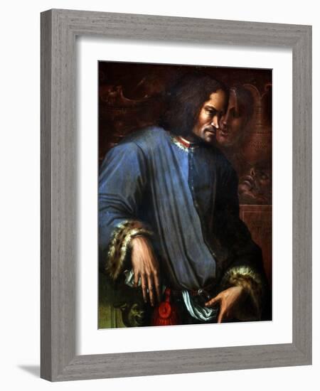 Lorenzo De Medici-Giorgio Vasari-Framed Art Print