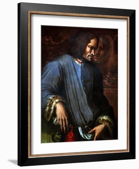 Lorenzo De Medici-Giorgio Vasari-Framed Art Print