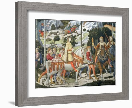 Lorenzo De' Medici-Benozzo di Lese di Sandro Gozzoli-Framed Giclee Print