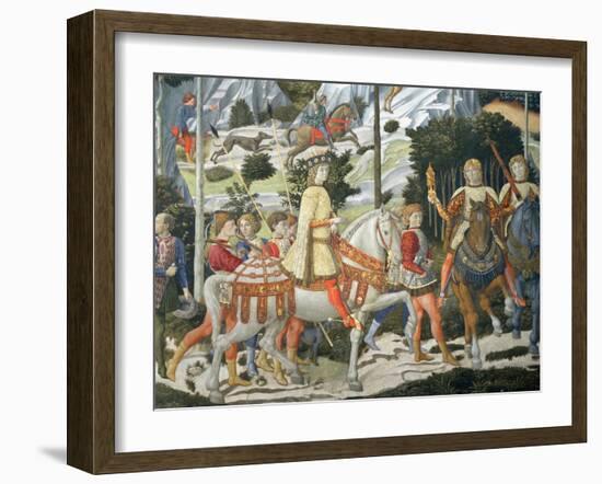 Lorenzo De' Medici-Benozzo di Lese di Sandro Gozzoli-Framed Giclee Print