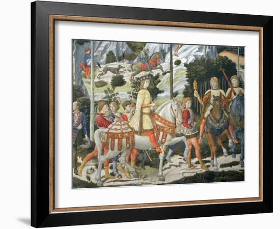 Lorenzo De' Medici-Benozzo di Lese di Sandro Gozzoli-Framed Giclee Print