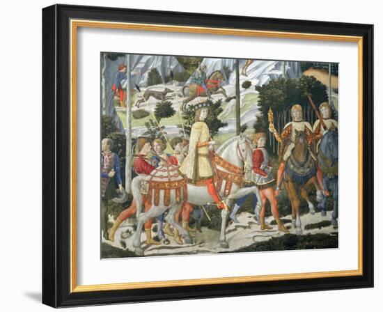 Lorenzo De' Medici-Benozzo di Lese di Sandro Gozzoli-Framed Giclee Print