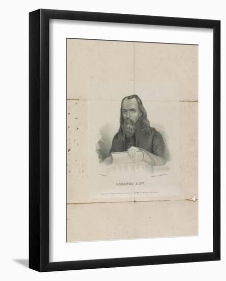 Lorenzo Dow, 1834-American School-Framed Giclee Print