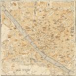 Mapa Di Firenze, 1896-Lorenzo Fiore-Stretched Canvas