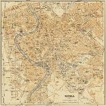 Mapa Di Roma, 1898-Lorenzo Fiore-Framed Art Print