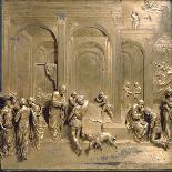 Jesus Walks on Water and Saves Peter, Eighth Panel of the North Doors of the Baptistery-Lorenzo Ghiberti-Giclee Print
