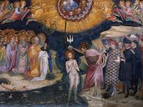 Scenes from the Life of Saint John the Baptist, Baptism of Jesus-Lorenzo & Jacopo Salimbeni-Framed Giclee Print