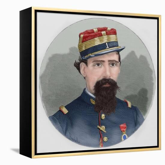 Lorenzo Latorre (1844-1916). Portrait. Coloured. Uruguay-null-Framed Premier Image Canvas