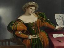 Portrait of a Woman Inspired by Lucretia, Ca 1530-Lorenzo Lotto-Giclee Print