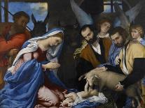 The Adoration of the Shepherds-Lorenzo Lotto-Giclee Print