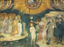 Baptism of Christ, Scene from Stories of John Baptist, 1416-Lorenzo Salimbeni-Mounted Giclee Print