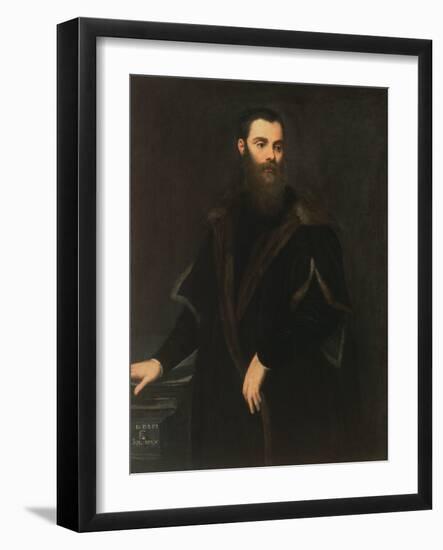 Lorenzo Soranzo (1519-75), Aged 35, 1553-Jacopo Robusti Tintoretto-Framed Giclee Print