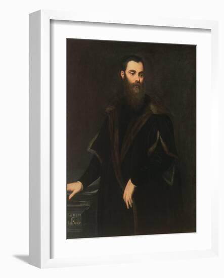 Lorenzo Soranzo (1519-75), Aged 35, 1553-Jacopo Robusti Tintoretto-Framed Giclee Print