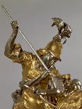 Silver and Gilded Bronze Saint George and the Princess, Late 1600-Lorenzo Vaccaro-Giclee Print