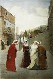 The Meeting of Dante and Beatrice-Lorenzo Valles-Giclee Print
