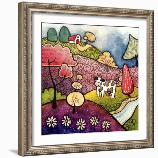 Loretta's Farm-Sandra Willard-Framed Giclee Print