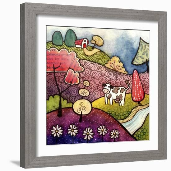 Loretta's Farm-Sandra Willard-Framed Giclee Print