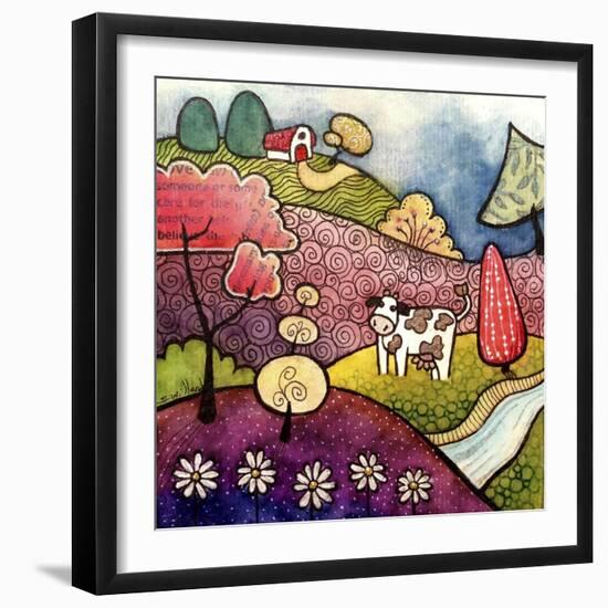 Loretta's Farm-Sandra Willard-Framed Giclee Print