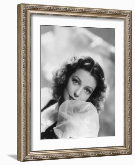 Loretta Young, 1941-null-Framed Photographic Print