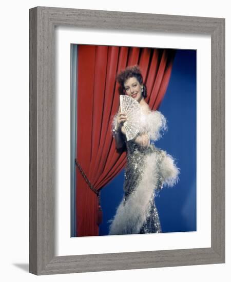 Loretta Young (photo)-null-Framed Photo