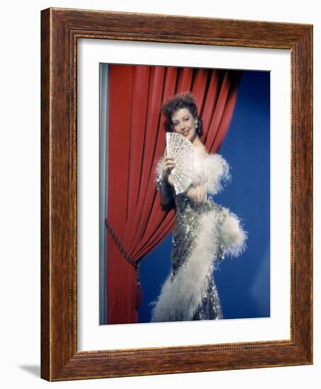 Loretta Young (photo)-null-Framed Photo