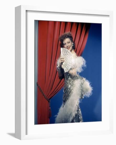 Loretta Young (photo)-null-Framed Photo