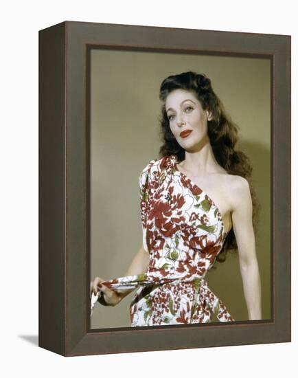 Loretta Young (photo)-null-Framed Stretched Canvas