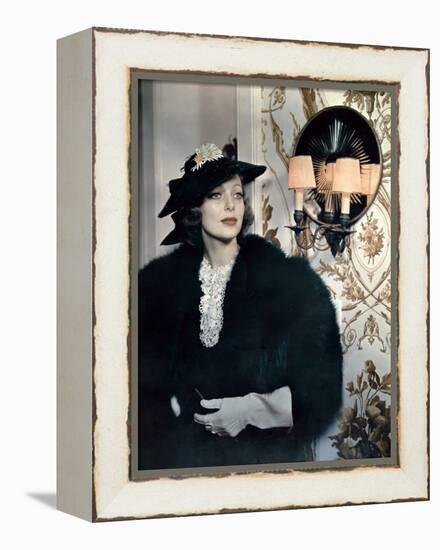 Loretta Young (photo)-null-Framed Stretched Canvas