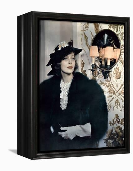 Loretta Young (photo)-null-Framed Stretched Canvas