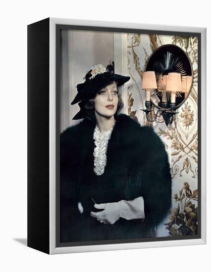 Loretta Young (photo)-null-Framed Stretched Canvas