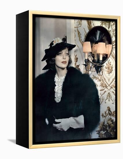 Loretta Young (photo)-null-Framed Stretched Canvas