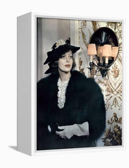 Loretta Young (photo)-null-Framed Stretched Canvas