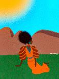 Bantu Knots-Lorintheory-Art Print