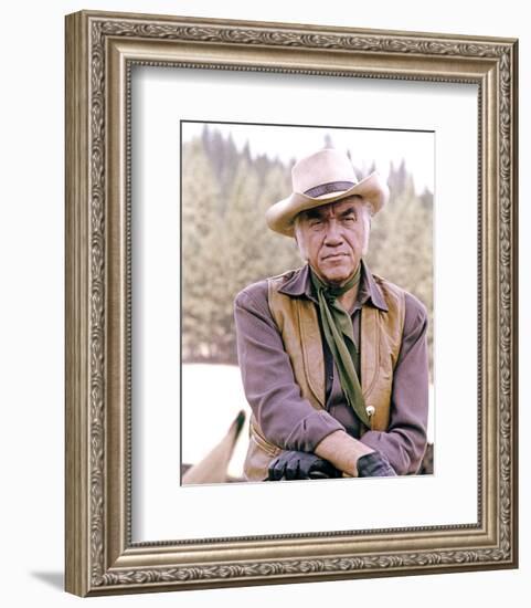 Lorne Greene, Bonanza (1959)-null-Framed Photo