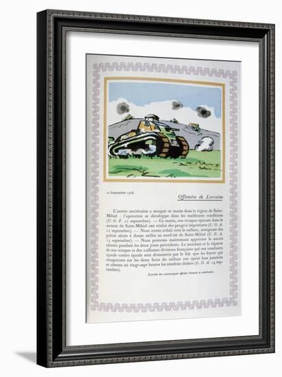 Lorraine Offensive, 12th September 1918-Andre Helle-Framed Giclee Print