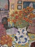 Orange Straw Flowers-Lorraine Platt-Giclee Print