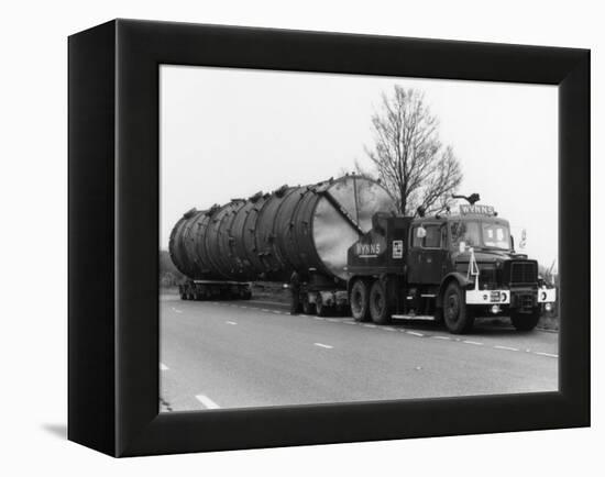 Lorry in a Jam-null-Framed Premier Image Canvas