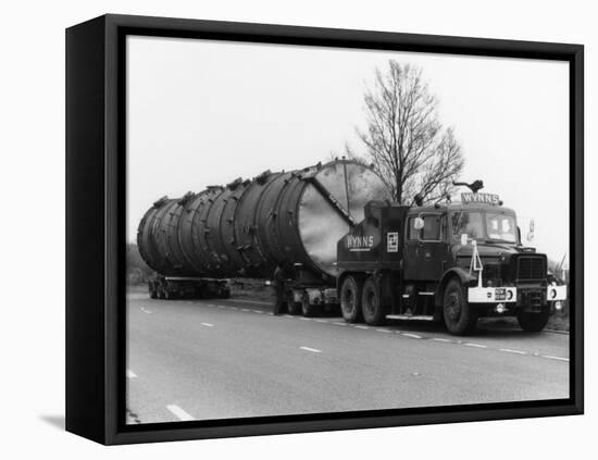 Lorry in a Jam-null-Framed Premier Image Canvas