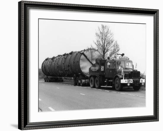 Lorry in a Jam--Framed Photographic Print