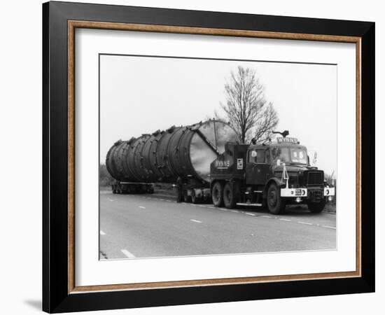 Lorry in a Jam-null-Framed Photographic Print