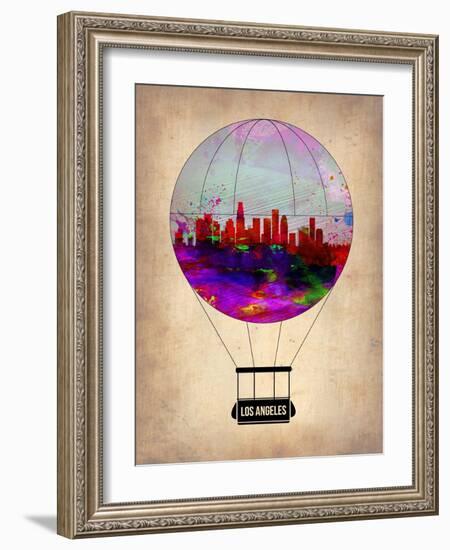 Los Angeles Air Balloon 2-NaxArt-Framed Art Print