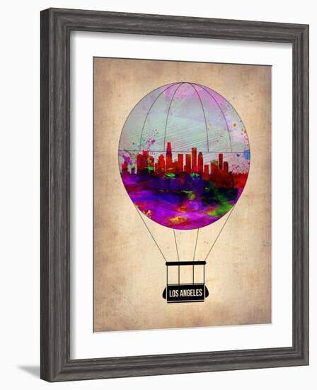 Los Angeles Air Balloon 2-NaxArt-Framed Art Print