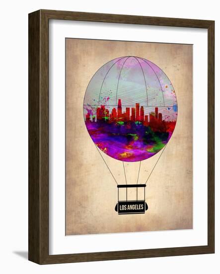 Los Angeles Air Balloon 2-NaxArt-Framed Art Print