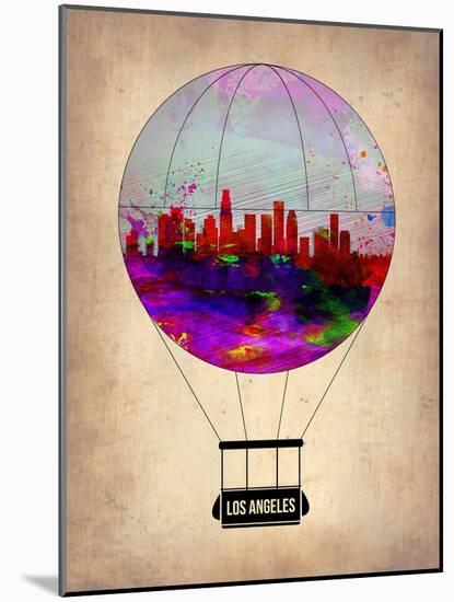 Los Angeles Air Balloon 2-NaxArt-Mounted Art Print