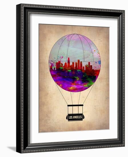 Los Angeles Air Balloon 2-NaxArt-Framed Art Print
